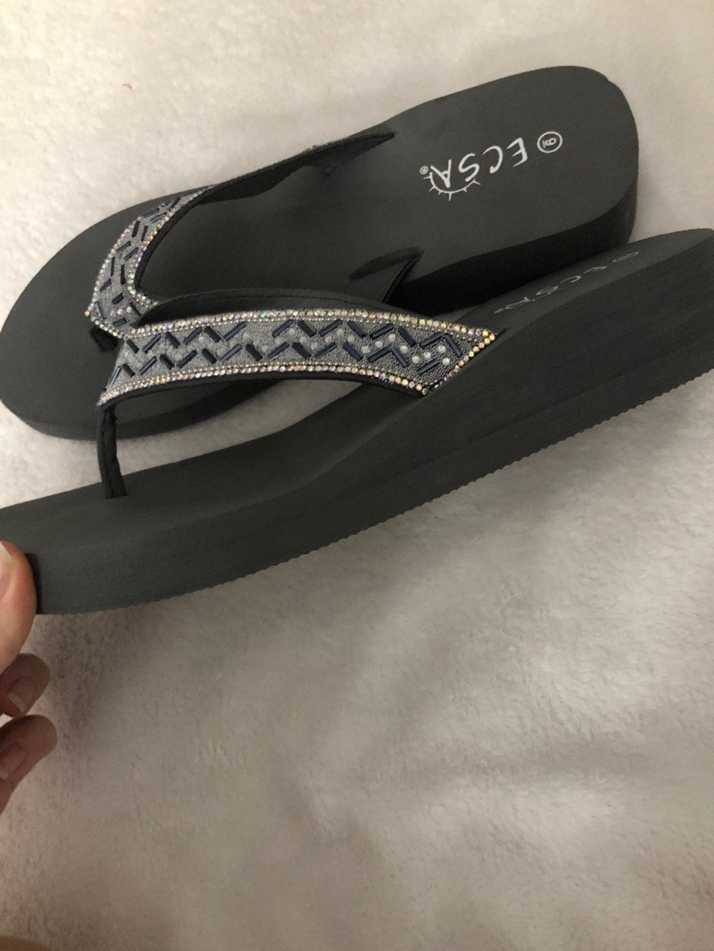Women’s wedge flip flop